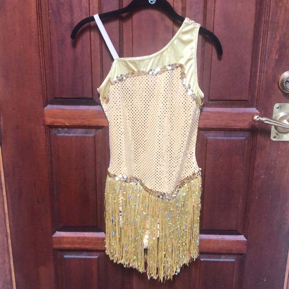 Gold Sequin Leotard! Perfect for Halloween or Dance! 🎃👻